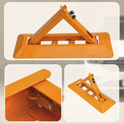 60cm Iron Fold Down Vehicle Security Parking Lock Bollard Barrier For Reserved Car Parking Protection V63-824971