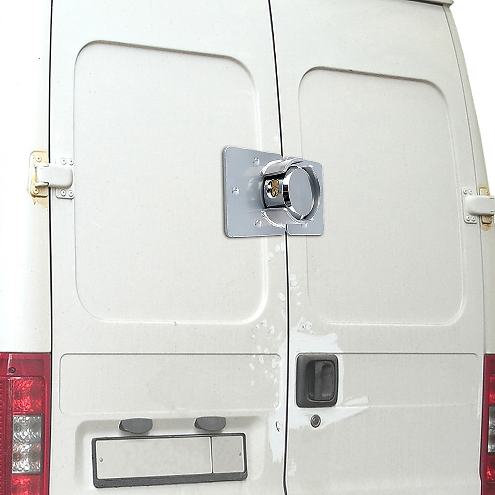 Heavy Duty Van Door Lock With Brackets Security Hasp Padlock For Vehicle Cargo Protection V63-824991