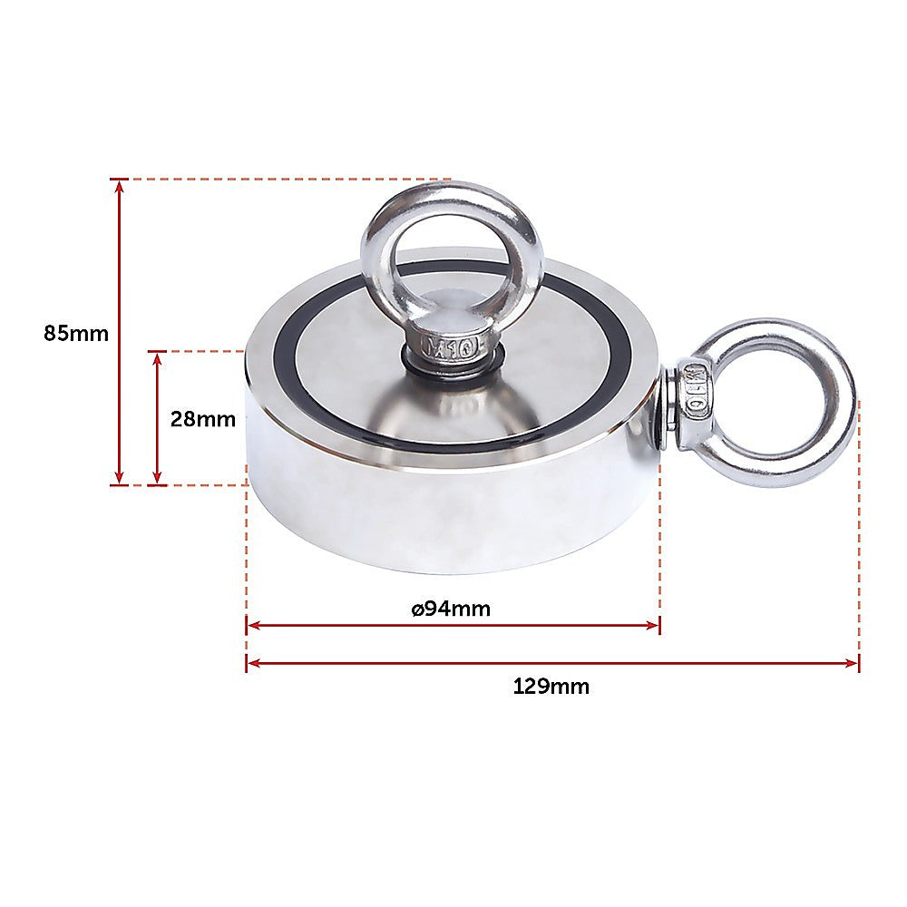 700Kg Salvage Strong Recovery Magnet Neodymium Hook Treasure Hunting Fishing V63-825001