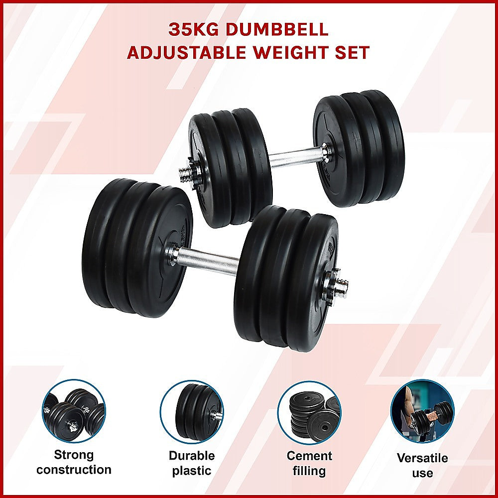 35KG Dumbbell Adjustable Weight Set V63-825441