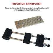 Double-Sided Diamond Knife Sharpeners Sharpening Stone W/ Stone Holder V63-825451