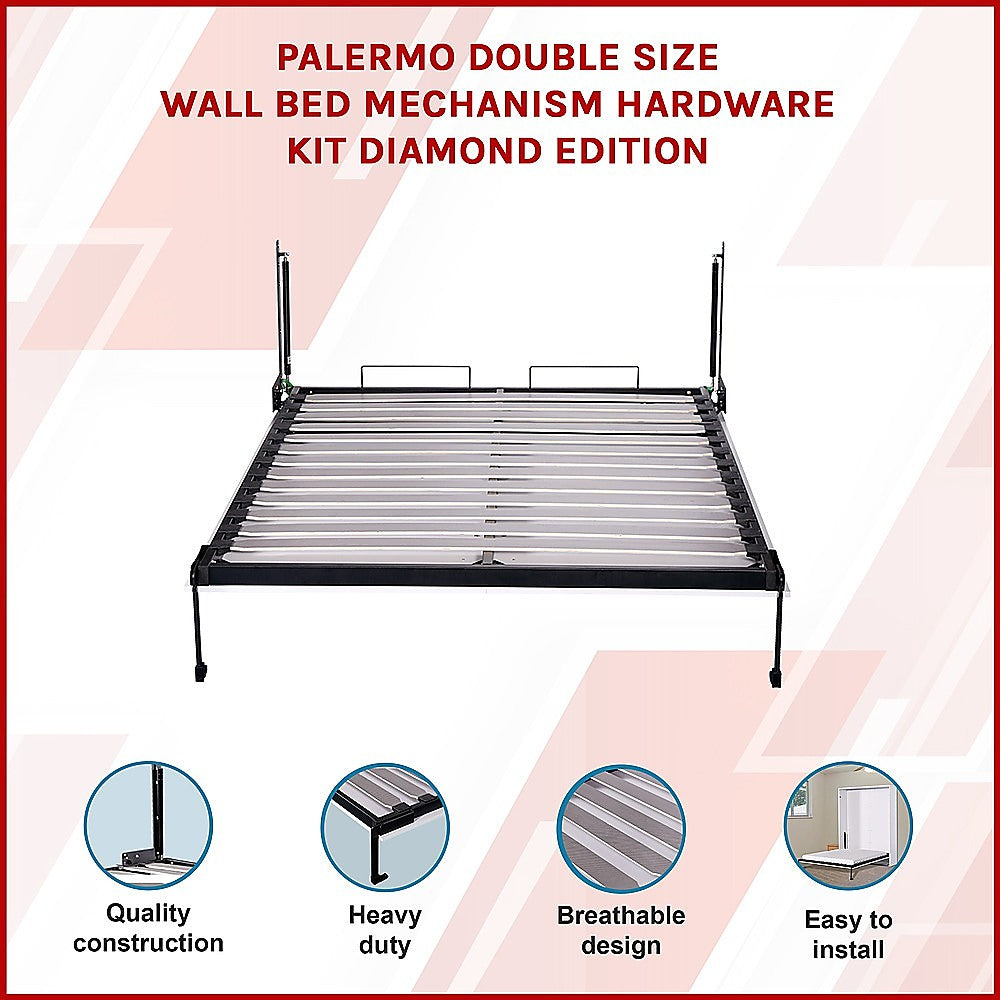 Palermo Double Size Wall Bed Mechanism Hardware Kit Diamond Edition V63-825631