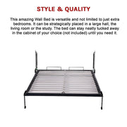 Palermo Double Size Wall Bed Mechanism Hardware Kit Diamond Edition V63-825631