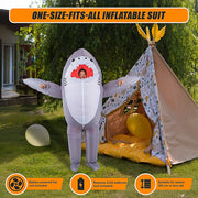 Shark Fancy Dress Fan Inflatable Costume Suit V63-825771
