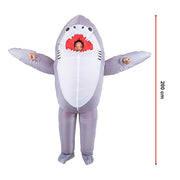 Shark Fancy Dress Fan Inflatable Costume Suit V63-825771
