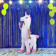 Giant Unicorn Fancy Dress Fan Inflatable Costume Suit V63-825781