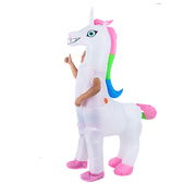 Giant Unicorn Fancy Dress Fan Inflatable Costume Suit V63-825781