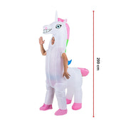 Giant Unicorn Fancy Dress Fan Inflatable Costume Suit V63-825781