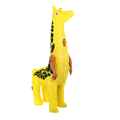 Giraffe Fancy Dress Fan Inflatable Costume Suit V63-825791