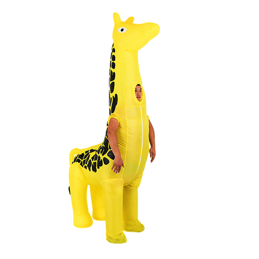 Giraffe Fancy Dress Fan Inflatable Costume Suit V63-825791
