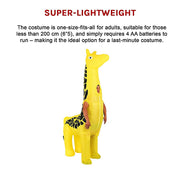 Giraffe Fancy Dress Fan Inflatable Costume Suit V63-825791