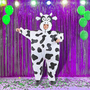 Cow Fancy Dress Fan Inflatable Costume Suit V63-825801
