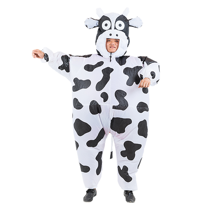 Cow Fancy Dress Fan Inflatable Costume Suit V63-825801