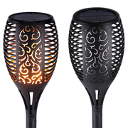 10 Pack Solar Torch Lights 96 LED Flickering Lighting Dancing Flame Garden Lamp V63-825821