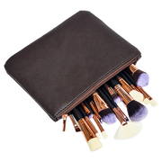 Soft 15Pcs Pro Face Powder Makeup Brushes Set Eyeshader Blending Highlight Tools V63-825851