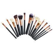 Soft 15Pcs Pro Face Powder Makeup Brushes Set Eyeshader Blending Highlight Tools V63-825851