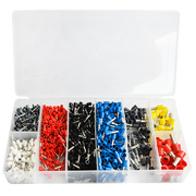 1200Pcs Bootlace Ferrule Crimper kit 0.25-10mm2 Cord End Ratchet Crimping Tool V63-825861