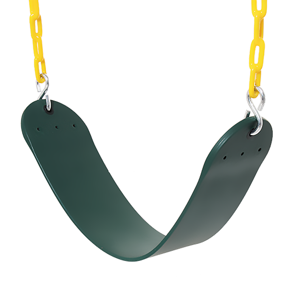 2 Pack Heavy Duty Playground Swing Seats with 66 Inch Plastic Coated Chains for Outdoor Backyard Play V63-825911