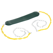 2 Pack Heavy Duty Playground Swing Seats with 66 Inch Plastic Coated Chains for Outdoor Backyard Play V63-825911