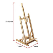 Tabletop Easel Wood Studio H Frame Artist Painting Display Stand For Art Wedding Shop Use V63-825931
