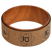 Yoga Pilates Wheel Cork Circle Prop Back Chest Hips Abdomen Stretch Roller V63-825961