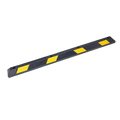 180cm Heavy Duty Rubber Curb Parking Guide Wheel Driveway Stopper Reflective Yellow V63-826011
