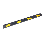 180cm Heavy Duty Rubber Curb Parking Guide Wheel Driveway Stopper Reflective Yellow V63-826011