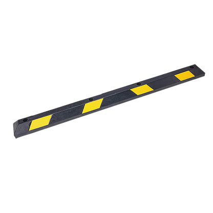 180cm Heavy Duty Rubber Curb Parking Guide Wheel Driveway Stopper Reflective Yellow V63-826011
