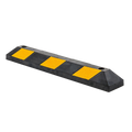 90cm Heavy Duty Rubber Curb Parking Guide Wheel Driveway Stopper Reflective Yellow