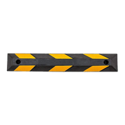 90cm Heavy Duty Rubber Curb Parking Guide Wheel Driveway Stopper Reflective Yellow