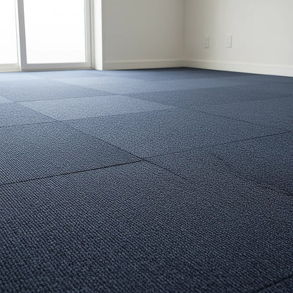 5m2 Box of Premium Carpet Tiles Commercial Domestic Office Heavy Use Flooring Blue V63-826041