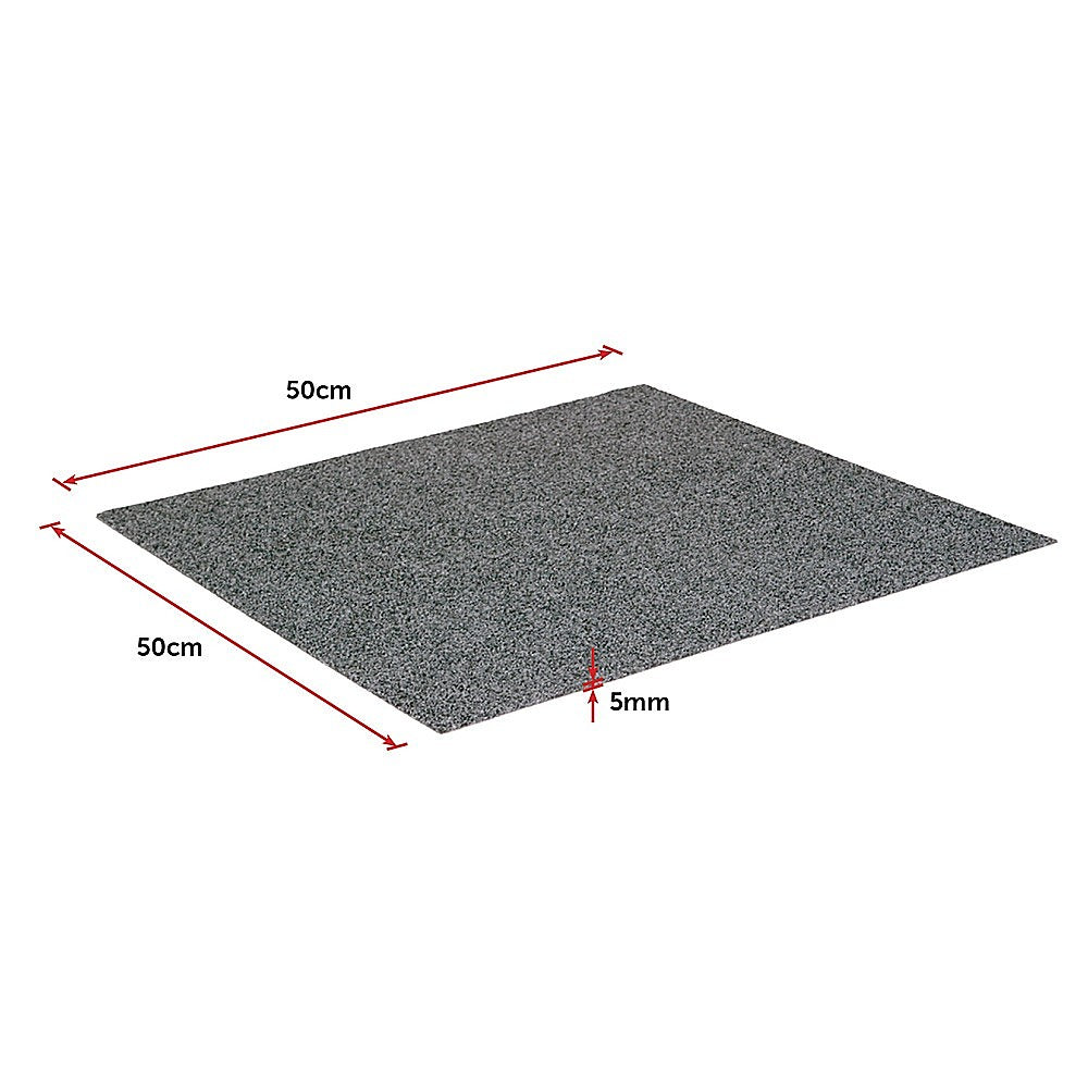 5m2 Box of Premium Carpet Tiles Commercial Domestic Office Heavy Use Flooring Grey V63-826051