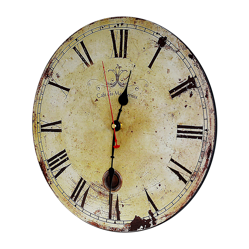 Large Vintage Wall Clock Kitchen Office Retro Timepiece V63-826071