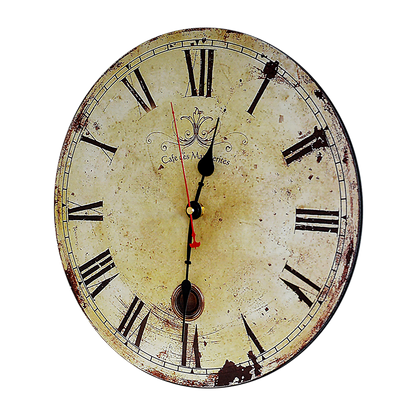 Large Vintage Wall Clock Kitchen Office Retro Timepiece V63-826071