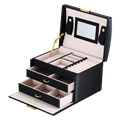 Jewellery Storage Box Girls Rings Necklaces Display Organiser Storage Case V63-826111