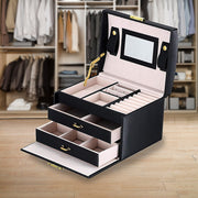 Jewellery Storage Box Girls Rings Necklaces Display Organiser Storage Case V63-826111