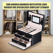 Jewellery Storage Box Girls Rings Necklaces Display Organiser Storage Case V63-826111