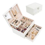 Jewellery Storage Box Girls Rings Necklaces Display Organiser Storage Case V63-826121