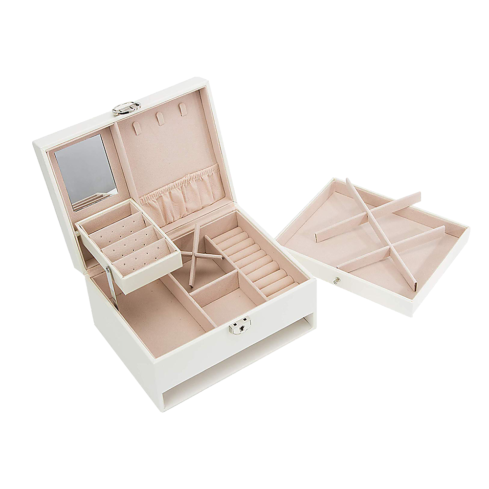 Jewellery Storage Box Girls Rings Necklaces Display Organiser Storage Case V63-826121