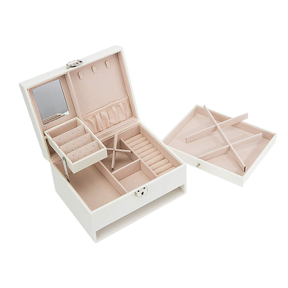 Jewellery Storage Box Girls Rings Necklaces Display Organiser Storage Case V63-826121