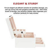 Jewellery Storage Box Girls Rings Necklaces Display Organiser Storage Case V63-826121