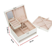 Jewellery Storage Box Girls Rings Necklaces Display Organiser Storage Case V63-826121