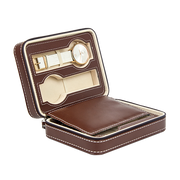4 Watch Box Display Travel Case PU Leather V63-826131