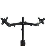 Dual LCD Monitor Desk Mount Stand Adjustable Fits 2 Screens Up To 27" V63-826151