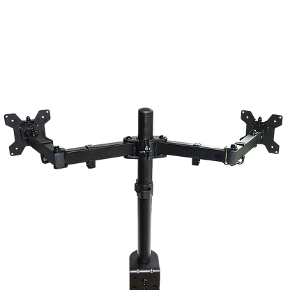 Dual LCD Monitor Desk Mount Stand Adjustable Fits 2 Screens Up To 27" V63-826151