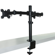 Dual LCD Monitor Desk Mount Stand Adjustable Fits 2 Screens Up To 27" V63-826151