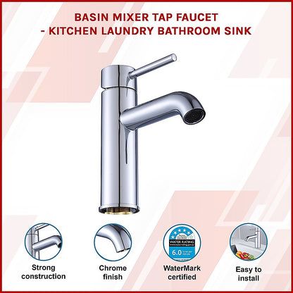 Basin Mixer Tap Faucet -Kitchen Laundry Bathroom Sink V63-826161