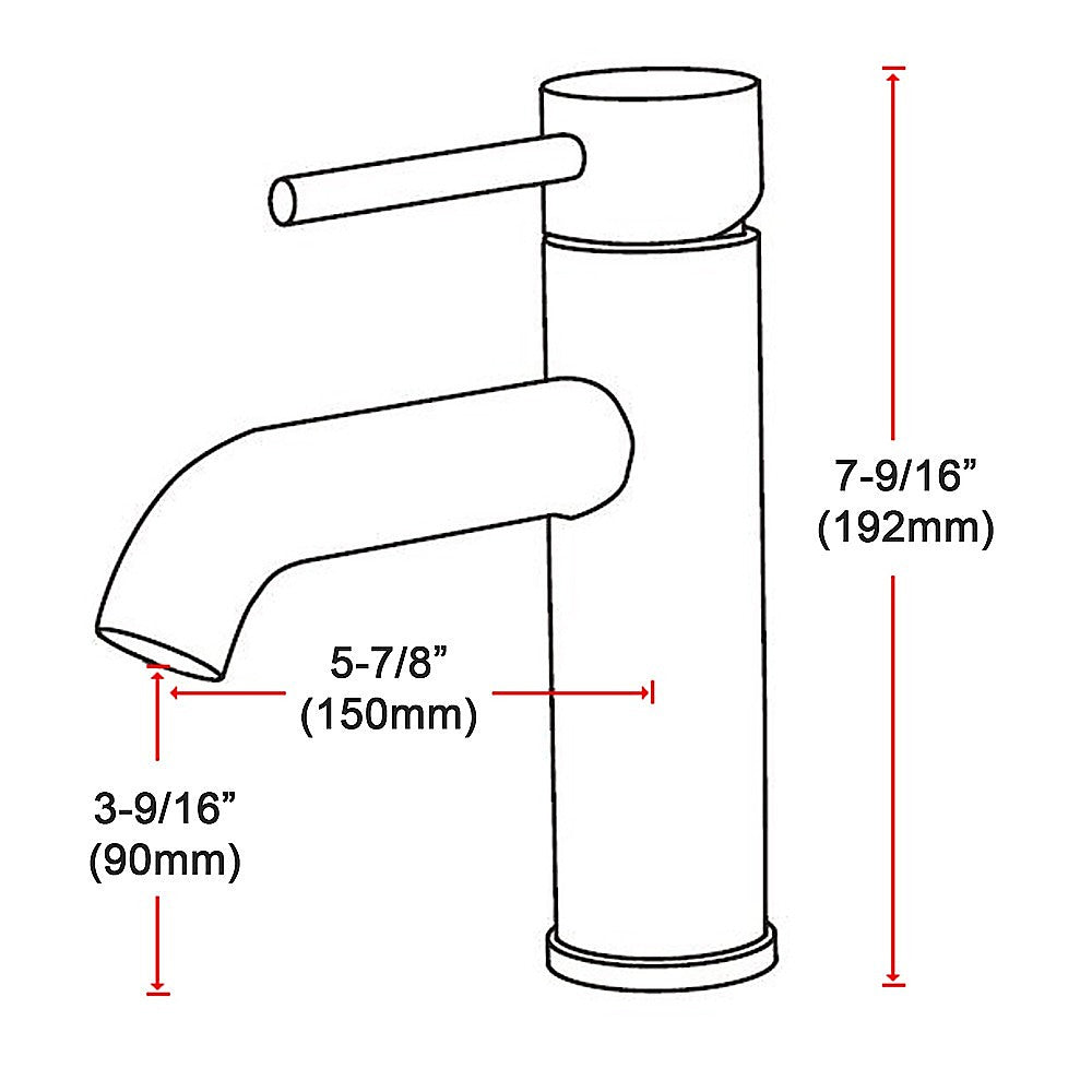 Basin Mixer Tap Faucet -Kitchen Laundry Bathroom Sink V63-826161