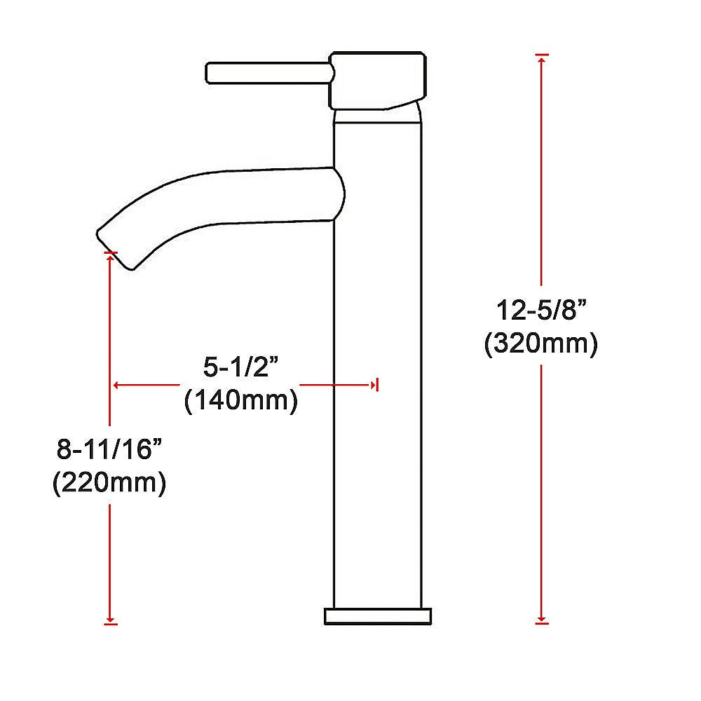 Tall Basin Mixer Tap Faucet -Kitchen Laundry Bathroom Sink V63-826181