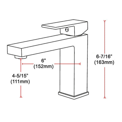 Basin Mixer Tap Faucet -Kitchen Laundry Bathroom Sink V63-826201